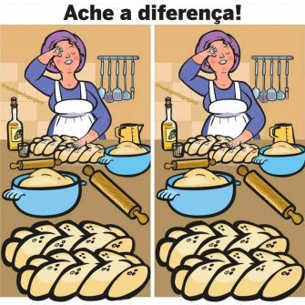 Desafio Visual: Ache a Diferença: A Padeira