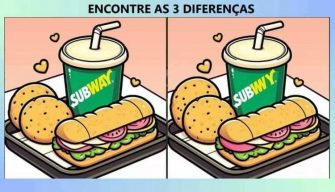 Desafio Visual Ache 3 Diferenças: O Subway