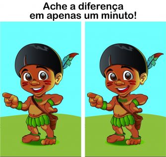 Desafio Visual Ache a Diferença: O Índio