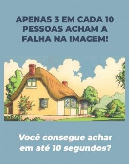 Desafio Visual Apenas 3 em cada 10 pessoas acham a falha nessa imagem