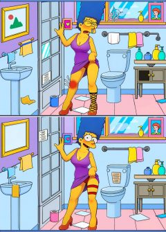 Desafio Visual Ache as Diferenças: Marge Simpson
