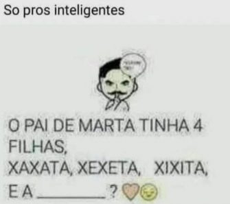 O Pai de Marta Tinha 4 Filhas