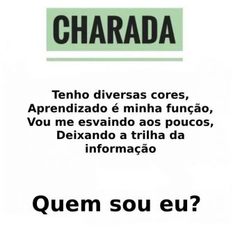 Charada: Diversas Cores