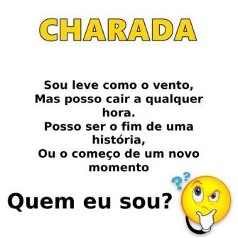 Charada: Fim e Começo