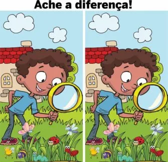 Ache a Diferença: O Menino Curioso