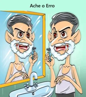 Ache o Erro: Fazendo a Barba