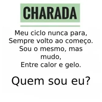 Charada: Ciclo infinito