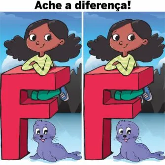 Ache as Diferenças: A Menina e a Foca