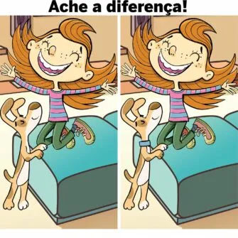 Ache as Diferenças: A Menina e o Cachorro Caramelo