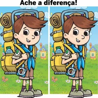 Ache as Diferenças: Escoteiro Aventureiro