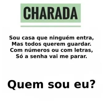 Charada A Casa Misteriosa