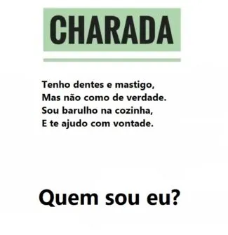 Charada: Barulho Na Cozinha