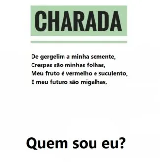 Charada: Folhas Crespas