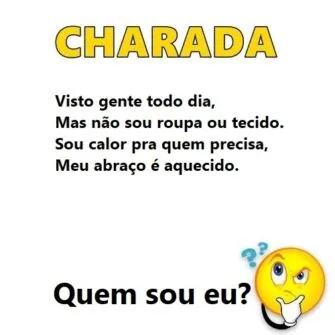 Charada: O Abraço Que Aquece