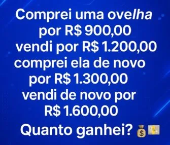 Comprei uma ovelha