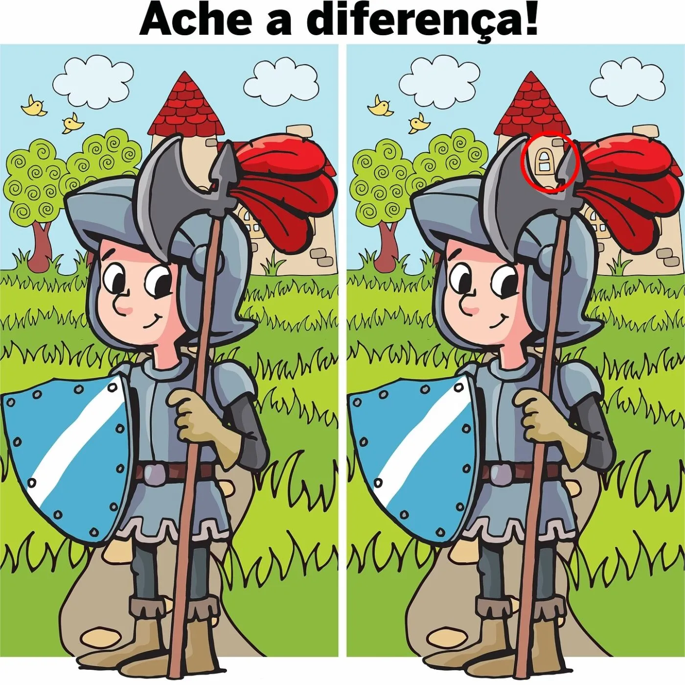 Ache a Diferença: Jovem Cavaleiro