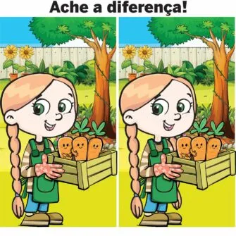 Ache a Diferença: Colheita na Horta
