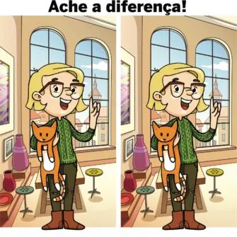 Ache a Diferença: Gato no Colo
