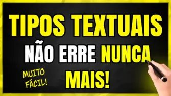 Tipos Textuais - Não Erre Mais - Português