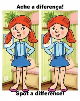 Ache as Diferenças: A Menina Ruiva na Sala de Estar