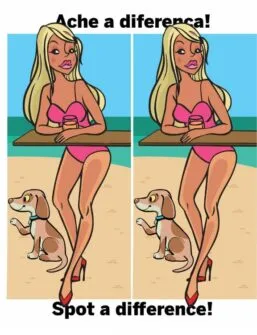 Ache as Diferenças: A Mulher na Praia