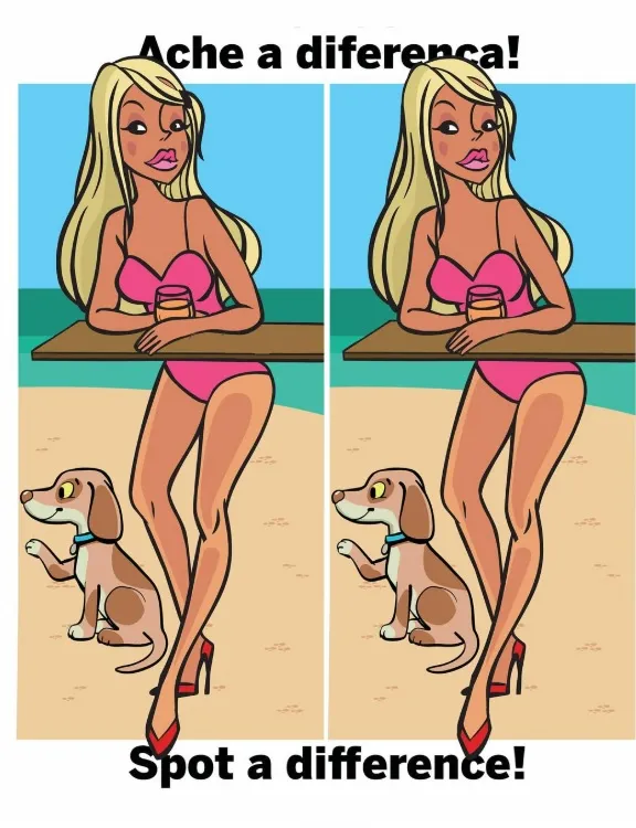 Ache as Diferenças: A Mulher na Praia