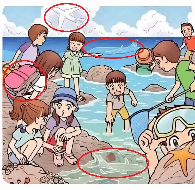 Você Consegue Encontrar 5 Aviões Nessa Foto? Encontre 5 Avioes na Foto resposta.jpg
