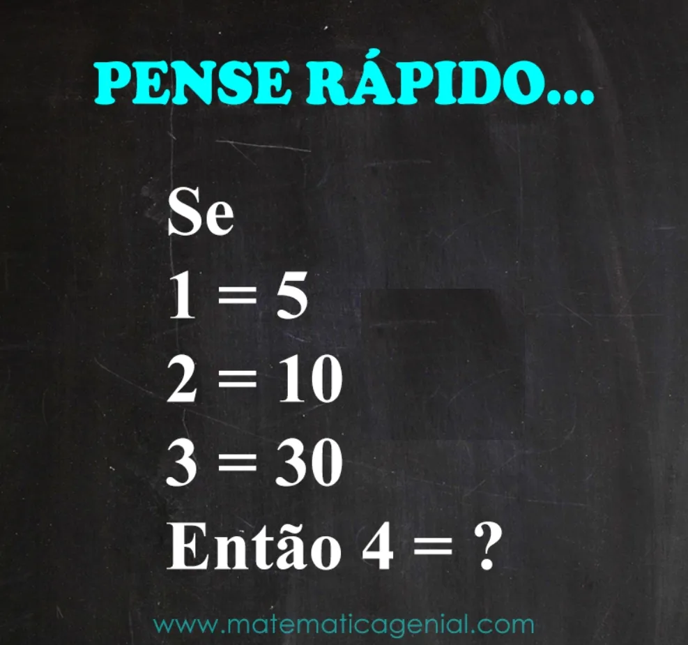 Quanto é 4? Um Grande Desafio De Lógica Quanto é 4? Um Grande Desafio De Lógica
