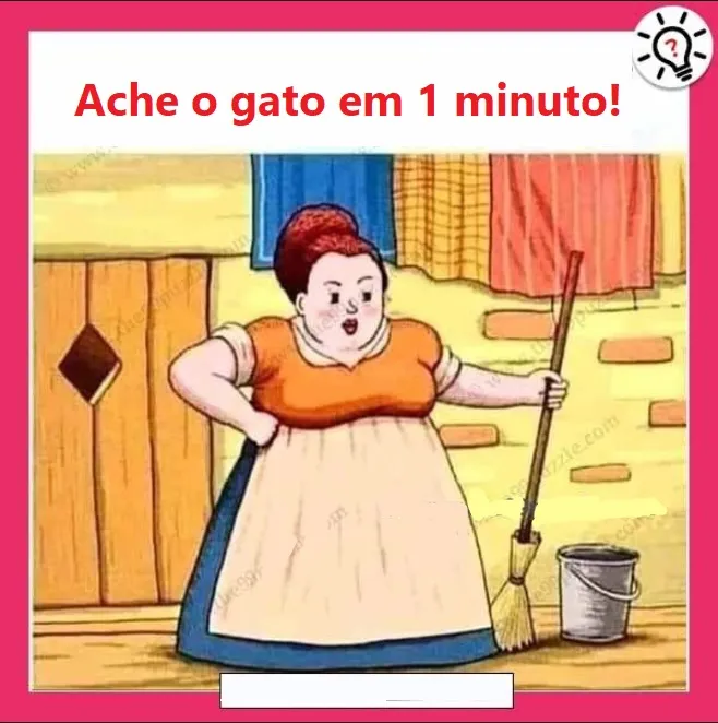 Teste Visual: Ache o gato em menos de um minuto