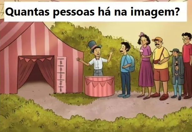 Teste Visual: Quantas pessoas há na imagem?