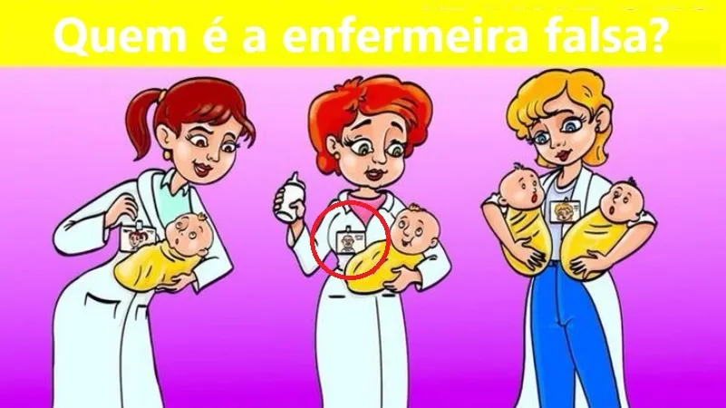 Teste de Observação: Quem é a enfermeira falsa?