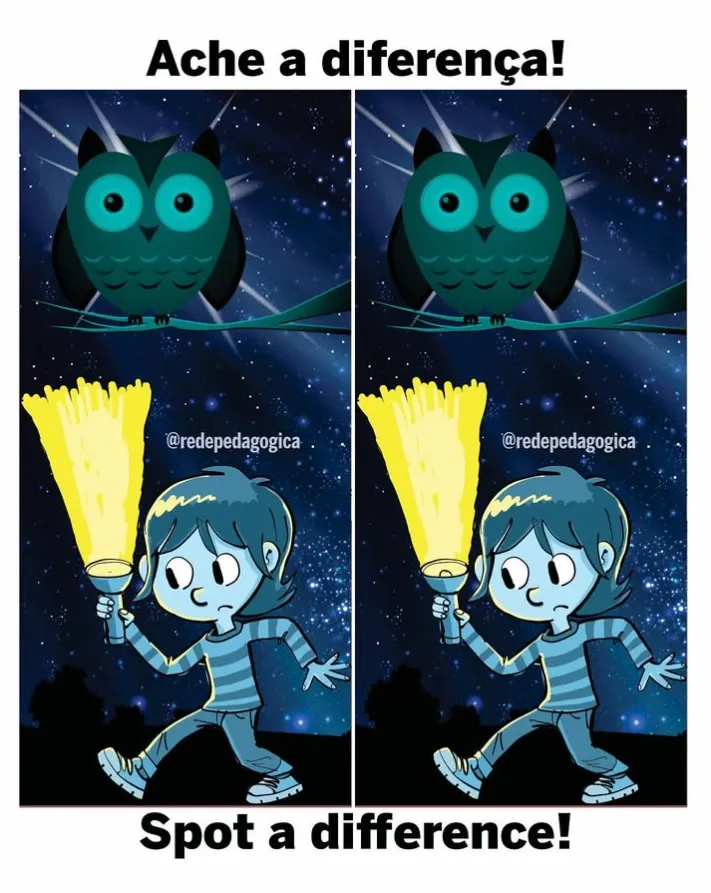 Ache a Diferença: O Menino e a Lanterna