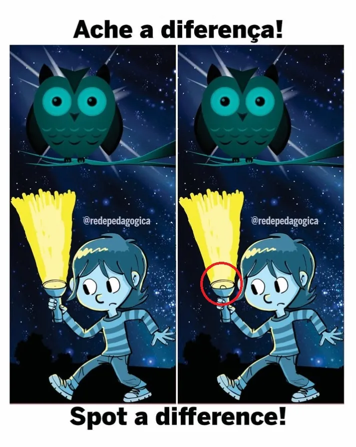 Ache a Diferença: O Menino e a Lanterna