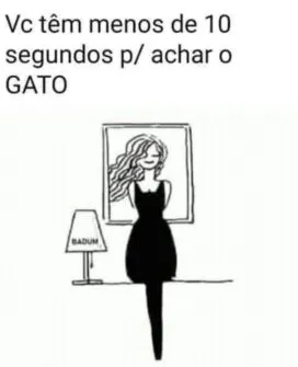 ache o gato em 10 segundos