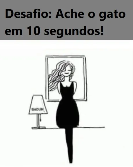 desafio ache o gato em 10 segundos
