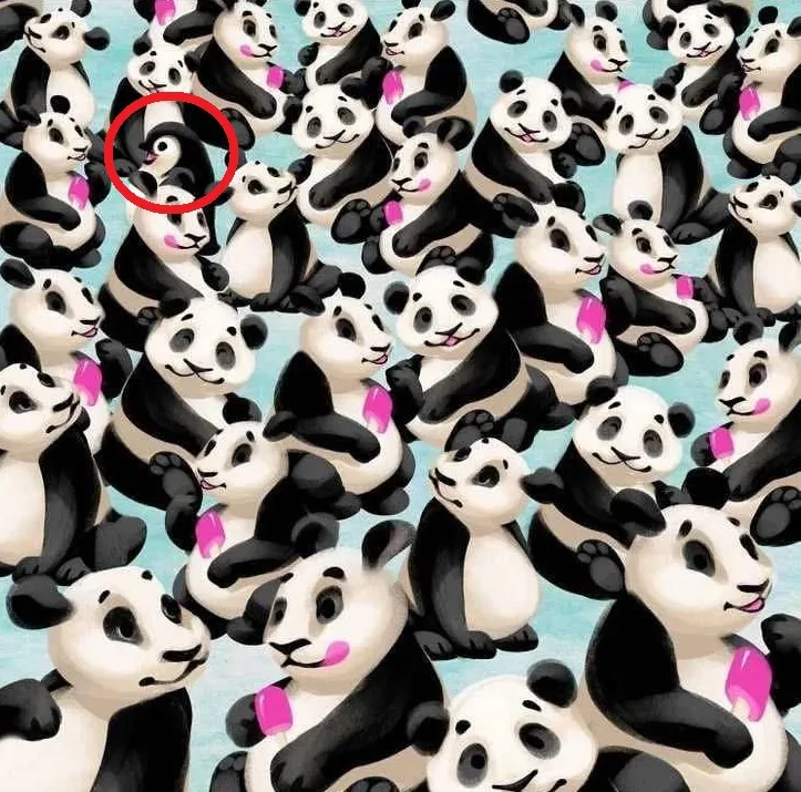 desafio visual ache o pinguim em 10 segundos resposta