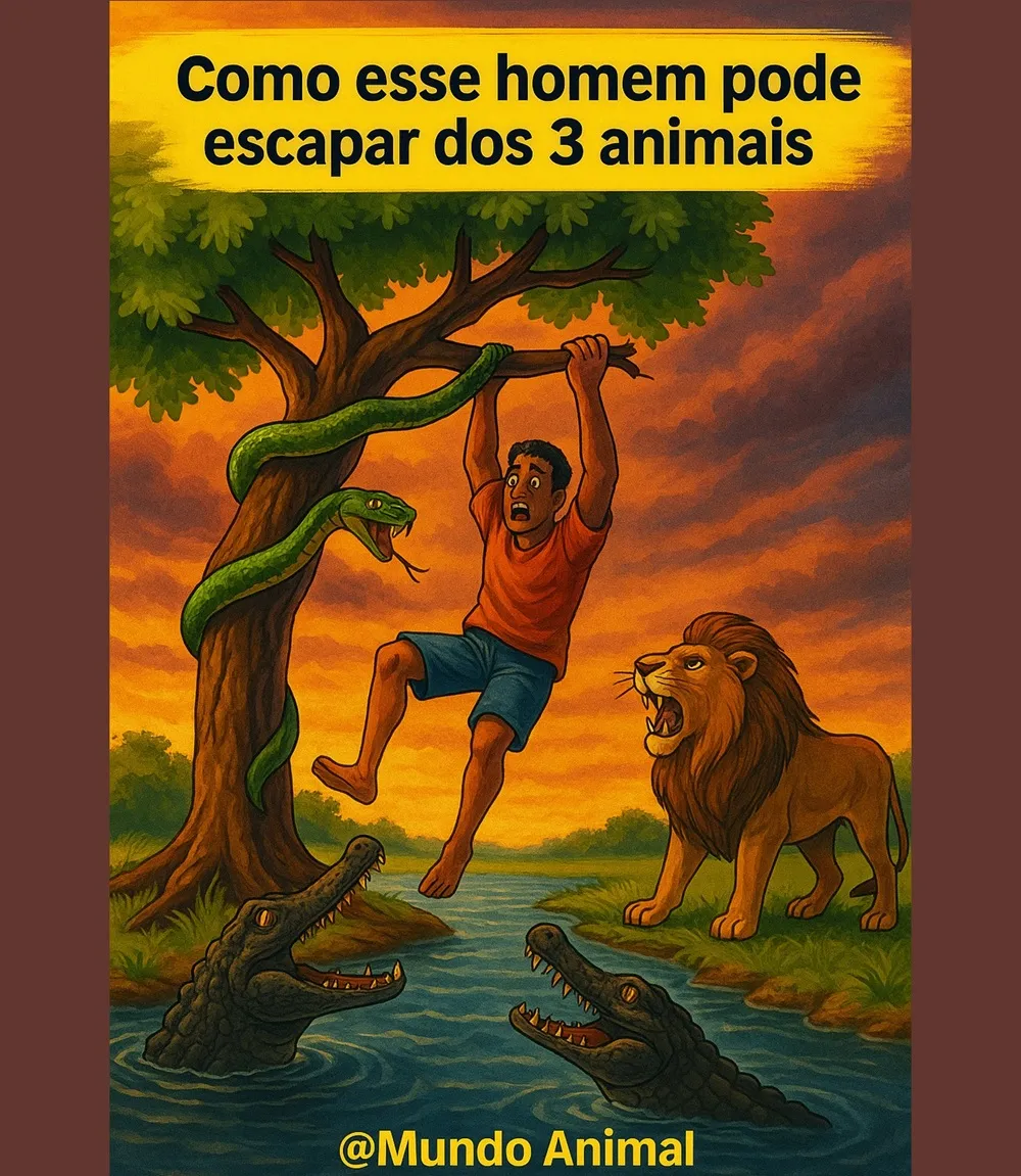 escape impossível homem em perigo
