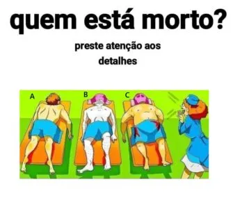 Jogo do Detetive: Quem morreu na praia?