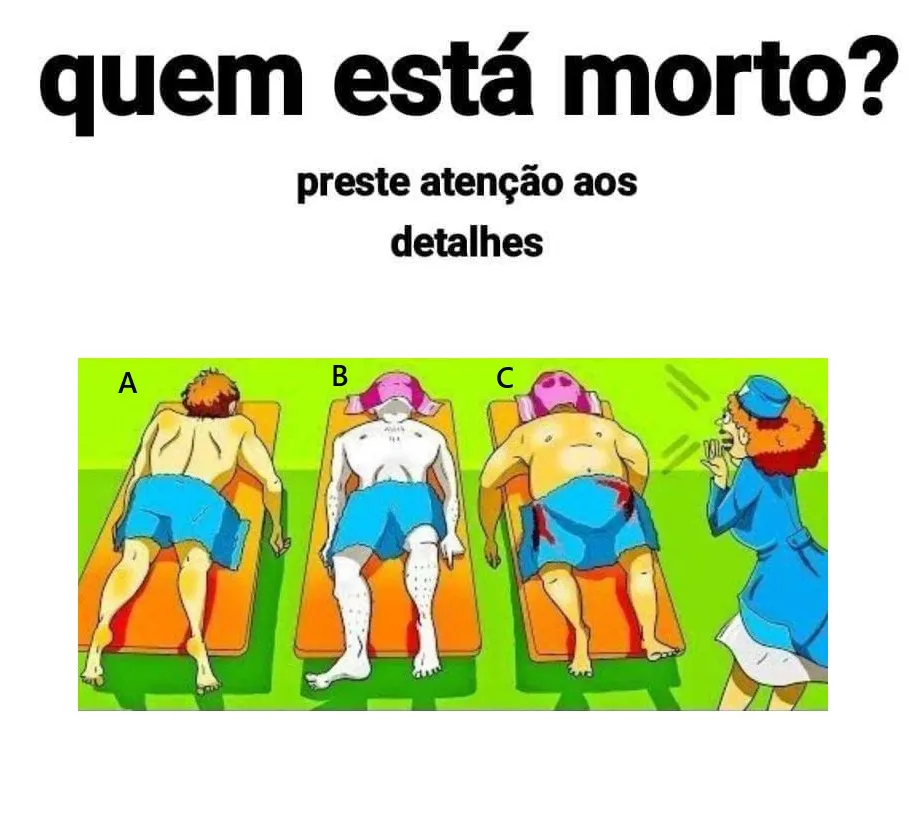 Jogo do Detetive: Quem morreu na praia?
