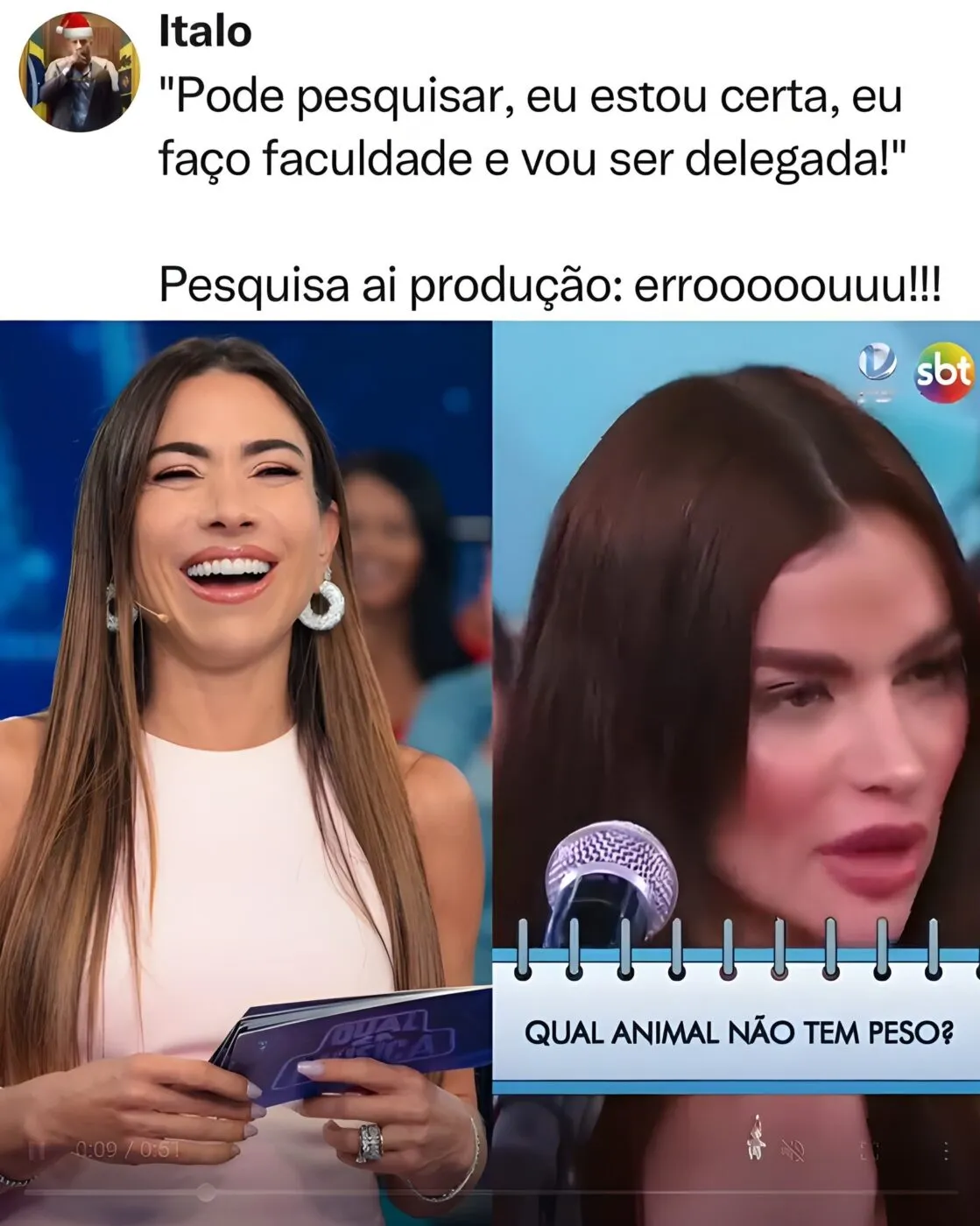 qual animal não tem peso