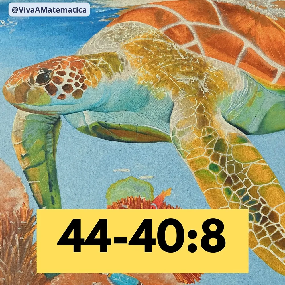 teste de matemática 44-40:9