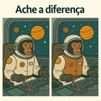ache a diferença o macaco astronauta