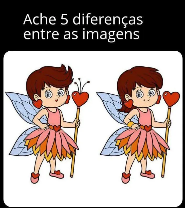 ache as 5 diferenças a fada encantada