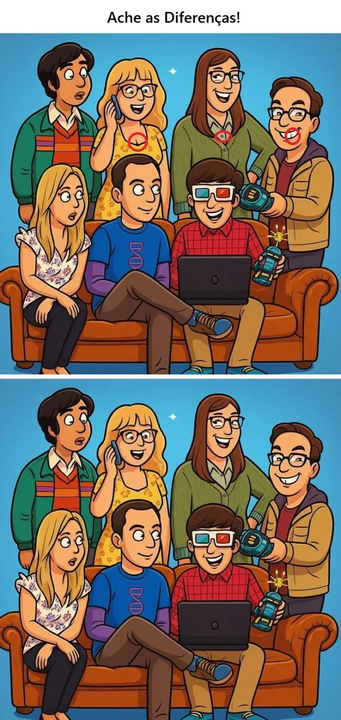 Veja a Resposta ache os erros the big bang theory resposta