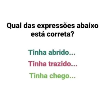 desafio de lingua portuguesa qual das expressoes abaixo esta correta