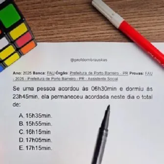 desafio de raciocinio quanto tempo a pessoa ficou acordada