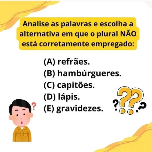 desafio portugues analise as palavras