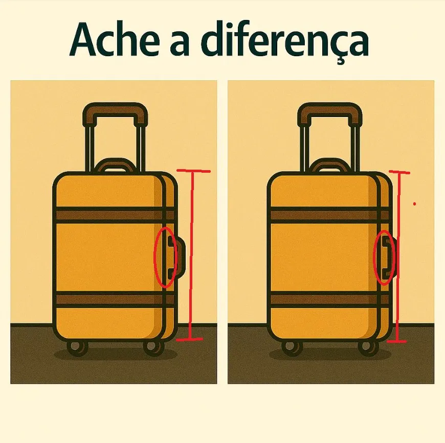 desafio visual ache a diferenca entre as duas maletas resposta