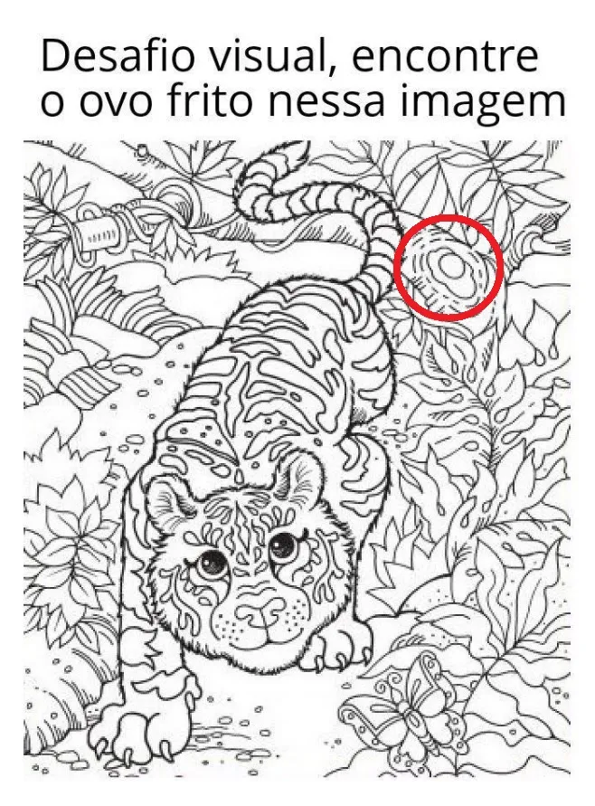 desafio visual encontre o ovo frito nessa imagem resposta
