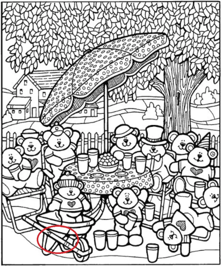 encontre o lápis na imagem a maioria não consegue resposta